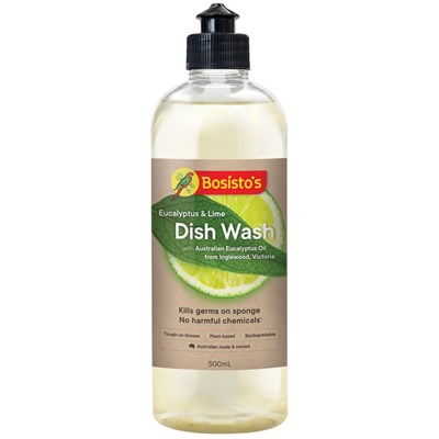 Bosisto's Eucalyptus & Lime Dish Wash 500mL