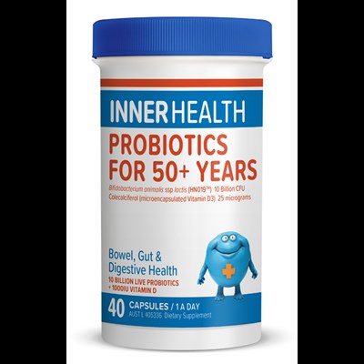 Inner Health Probiotics for 50+ Years 40 Capsules