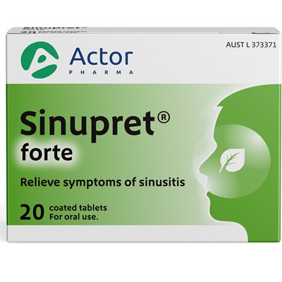 Sinupret Forte 20 Tablets