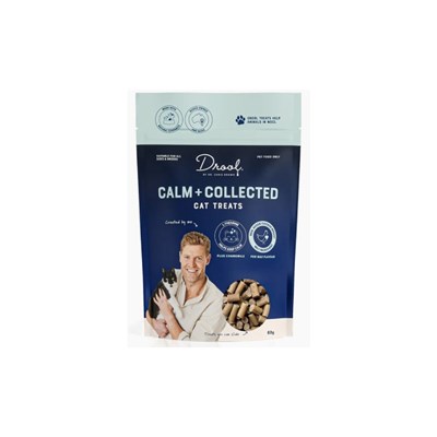 Drool by Dr Chris Brown Calm + Collected Cat treats 60g
