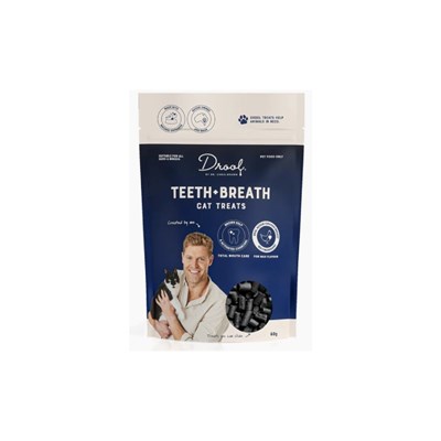 Drool by Dr Chris Brown Teeth + Breath Cat treats 60g
