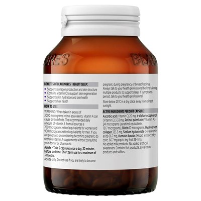 Blackmores Beauty Sleep 60 Tablets