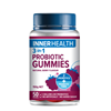 Inner Health Adults 3-in-1 Probiotic Gummies 50 Gummies