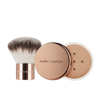 Nude by Nature Mineral Powder 1.5g & Brush Mini Medium