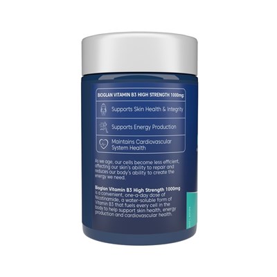 Bioglan Vitamin B3 High Strength 1000mg 60 Tablets