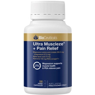 BioCeuticals Ultra Muscleze + Pain Relief 56 Capsules