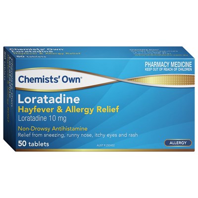 Chemists' Own Loratadine 10mg 50 Tablets