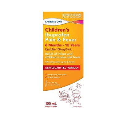 Chemists' Own Ibuprofen Pain & Fever Suspension 100mL