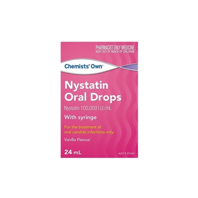 Chemists' Own Nystatin (nystatin) 100,000 IU Oral Drops 24mL