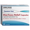 Chemists' Own Diarrhoea Relief 20 Capsules