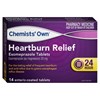 Chemists' Own Heartburn Relief Esomeprazole 20mg 14 Tablets