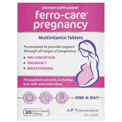 Ferro Pregnancy Multi Vitamin 30 Tablets