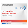 ApoHealth Ibuprofen Soft Gel 200mg 100 Capsules