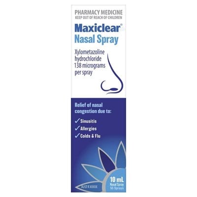 Maxiclear Xylometazoline Nasal Spray 10mL
