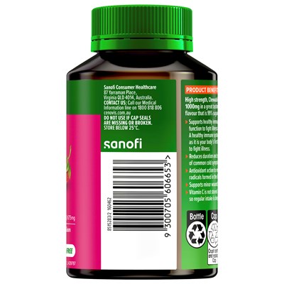 Cenovis Chewable Mega Vitamin C 1000mg Berry