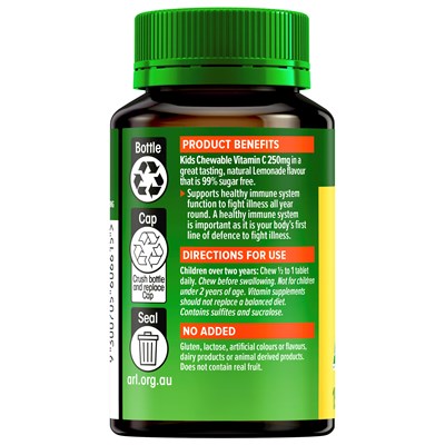 Cenovis Chewable Vitamin C 250mg Lemonade