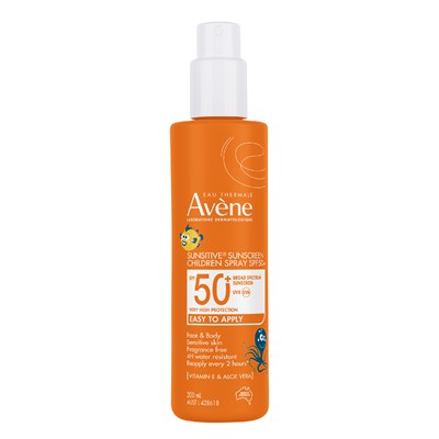 Avene Sunsitive Sunscreen Children Spray Spf 50+ 200mL