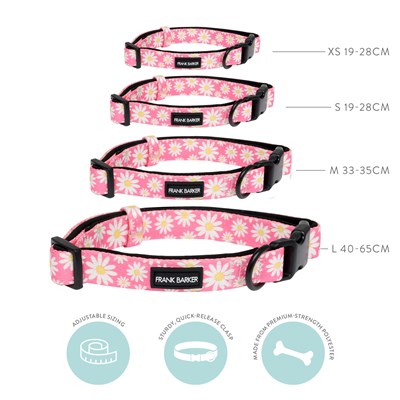 Frank Barker Pink Daisies Collar L