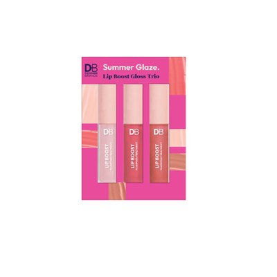 Designer Brands Summer Glaze Lip Boost Gloss Trio