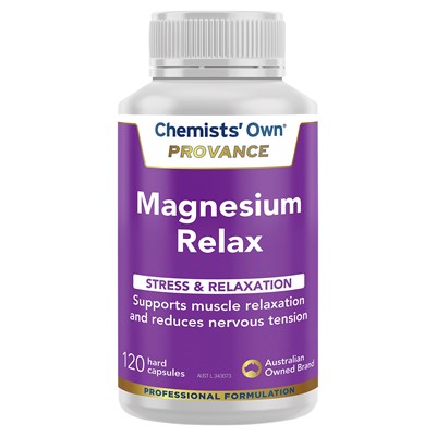 Chemists' Own Provance Magnesium Relax 120 Capsules