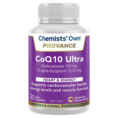 Chemists' Own Provance Coq10 Ultra 30 Capsules