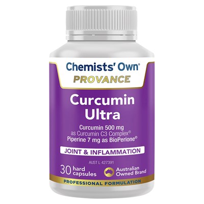 Chemists' Own Provance Curcumin Ultra 30 Capsules