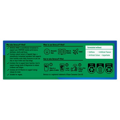 Berocca Mind Citrus Flavour 20 Effervescent Tablets