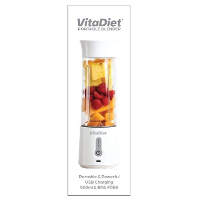 Vita Diet Portable Blender Pearl White 500mL