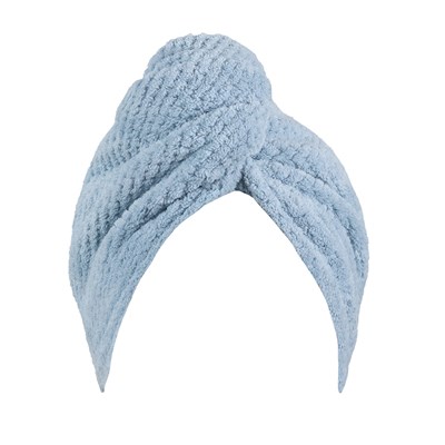 Wicked Sista Turban Hair Towel Blue