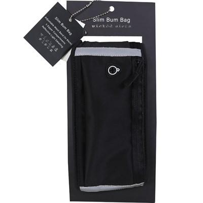 Wicked Sista Slim Bum Bag Black