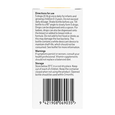 BioGaia Protectis Baby Probiotic Drops Vitamin D