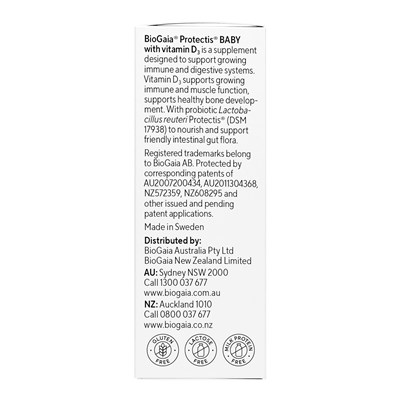 BioGaia Protectis Baby Probiotic Drops Vitamin D
