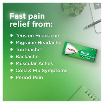 Panadol Rapid (Paracetamol) 500Mg Caplets 32