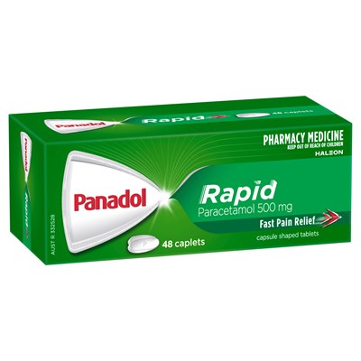 Panadol Rapid (Paracetamol) 500Mg Caplets 48