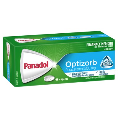 Panadol Optizorb (Paracetamol) 500Mg Caplets 48
