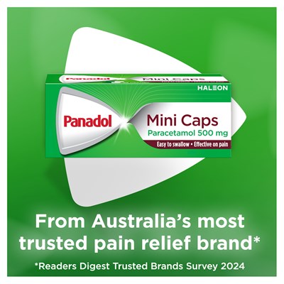 Panadol (Paracetamol) 500mg  Mini Caplets 16