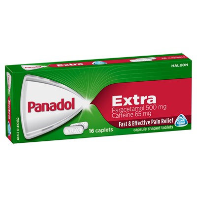 Panadol Extra Optizorb 500/65Mg Caplets 16