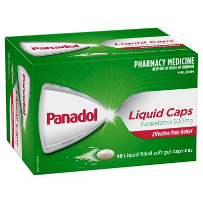 Panadol (Paracetamol) Liquid Capsules 48