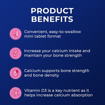 Ostelin Calcium & Vitamin D3 250 Mini Tablets