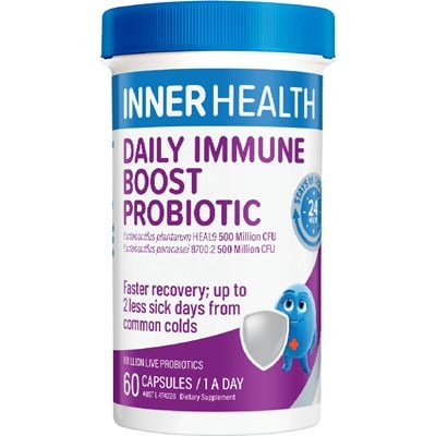 Inner Health Daily Immune Boost Probiotic 60 Capsules