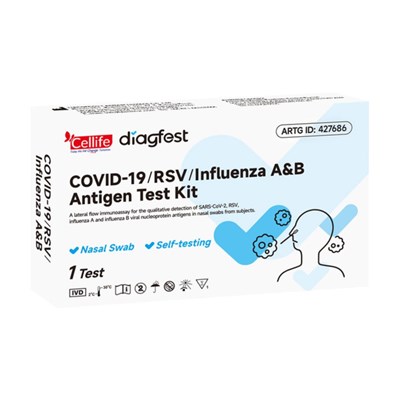 Cellife Covid Influenza A/B and RSV Test 1 Pack