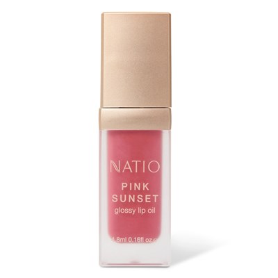 Natio Pink Sunset Glossy Lip Oil 4.8mL