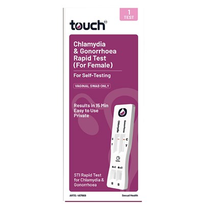 TouchBio Chlamydia Gonorrhoea Test (For Women)