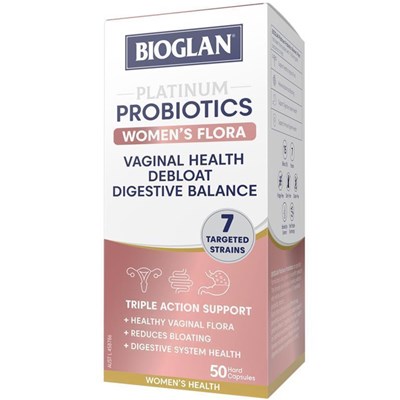 Bioglan Platinum Probiotic Women's Flora 20 Billion 50 Capsules