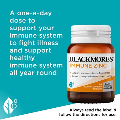 Blackmores Immune Zinc 60 Tablets