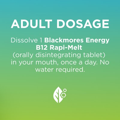 Blackmores Energy B12 Rapi-Melt™ 60 Melts