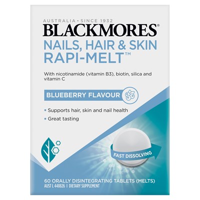 Blackmores Nails Hair+Skin Melt 60 Tablets