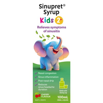 Sinupret Syrup Kids 2+ Years Cherry Flavour 100mL