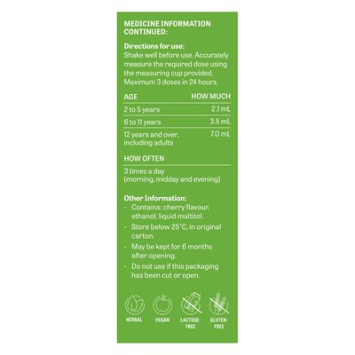Sinupret Syrup Kids 2+ Years Cherry Flavour 100mL