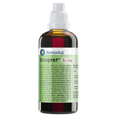 Sinupret Syrup Kids 2+ Years Cherry Flavour 100mL